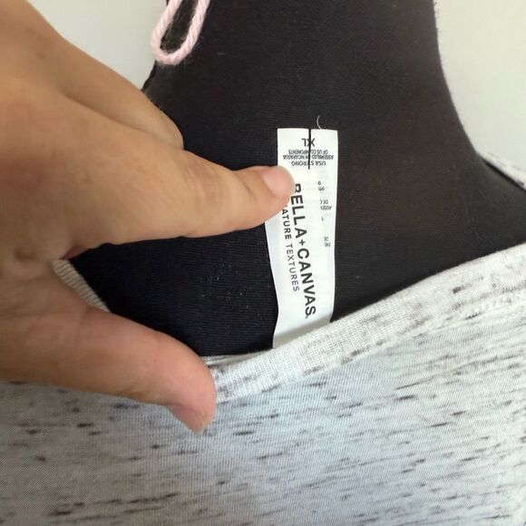 Ole Miss Bella Canvas Heathered Gray T-Shirt - Picture 4 of 4